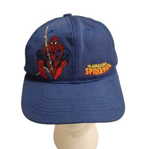 Vintage The Amazing Spiderman Youth Hat Cap Marvel Comics 1993 Retro 90's